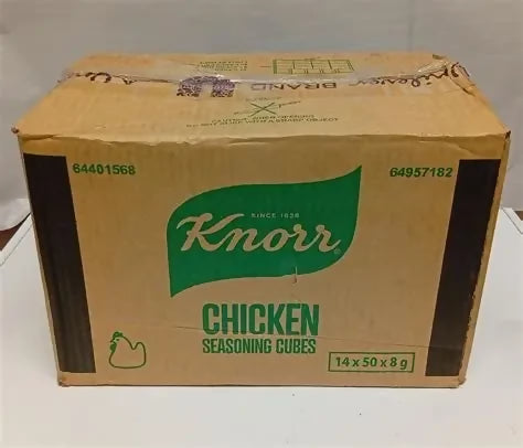 Knorr Chicken Seasoning Cubes (50g) Both pack and Cartons available